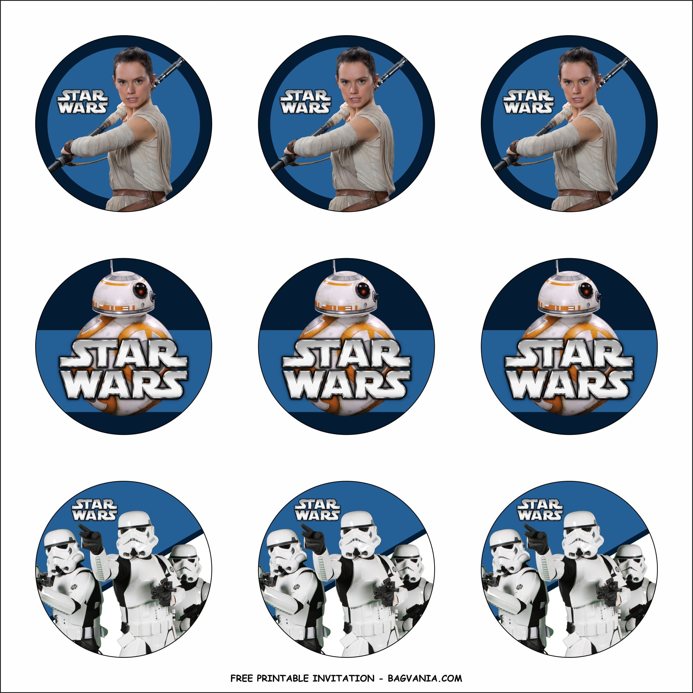 star wars cupcake toppers