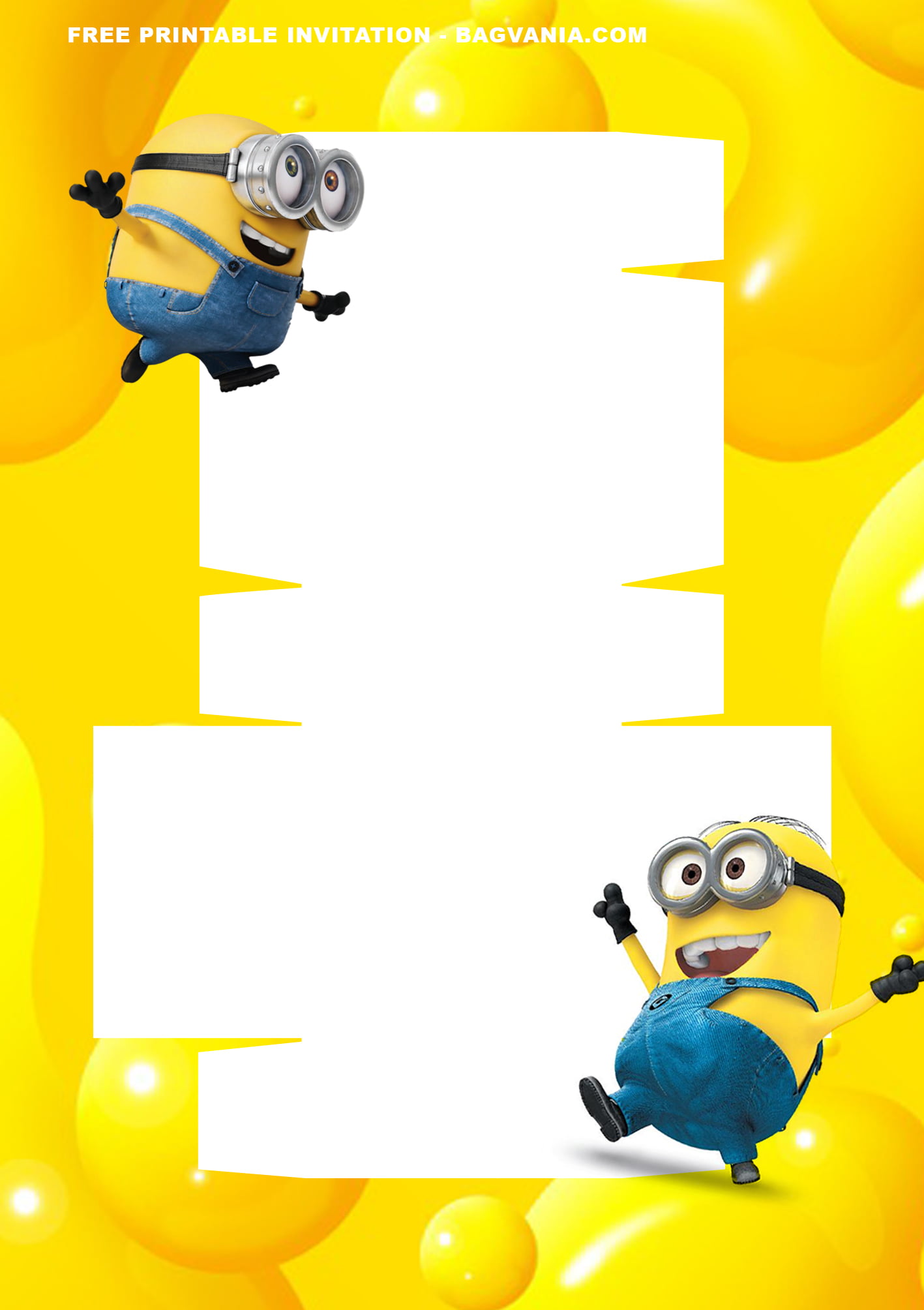 minion baby shower invitations