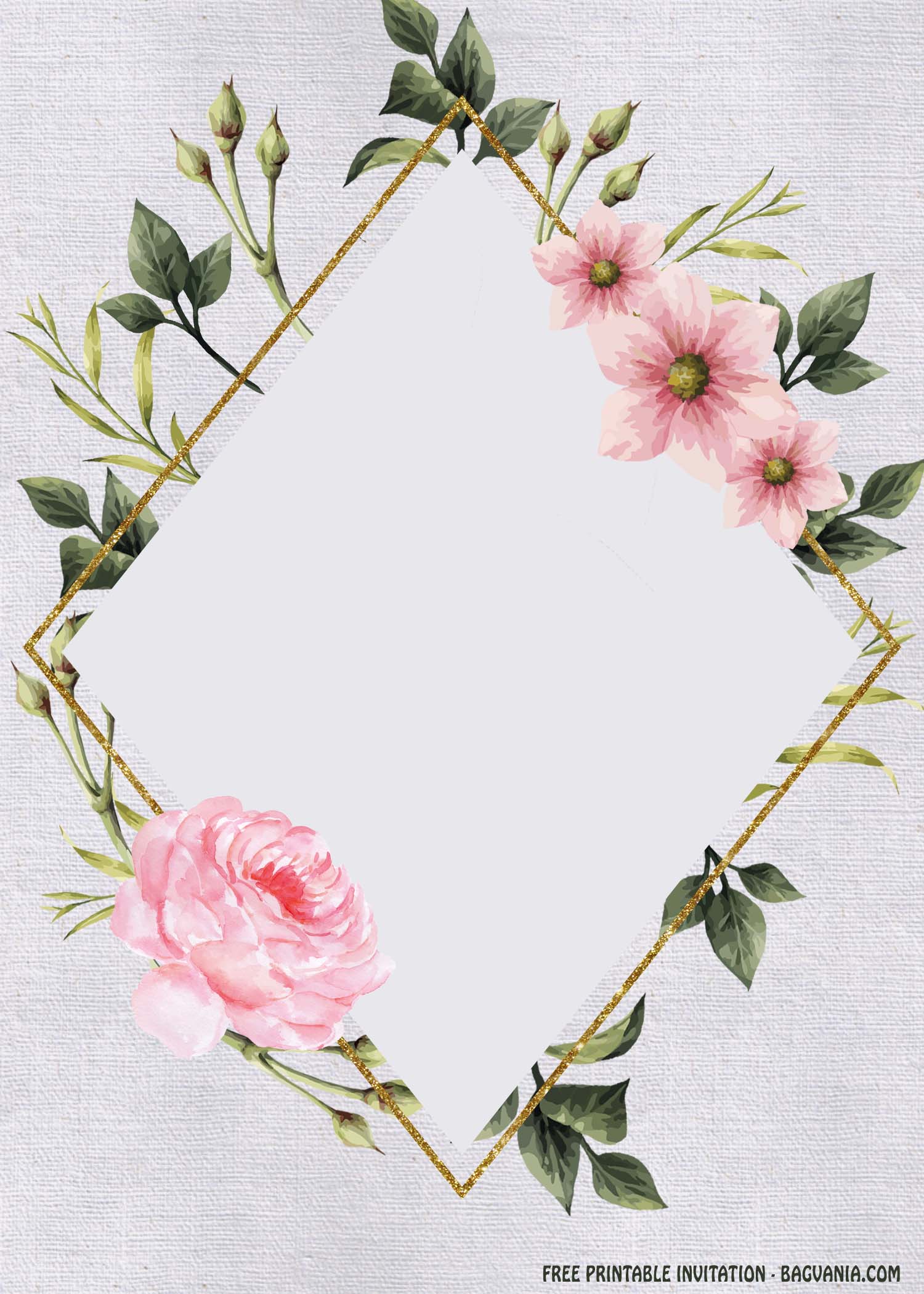 Flower Clip Art Romantic Invitation Card Wedding Template Free Transparent Clipart Clipartkey