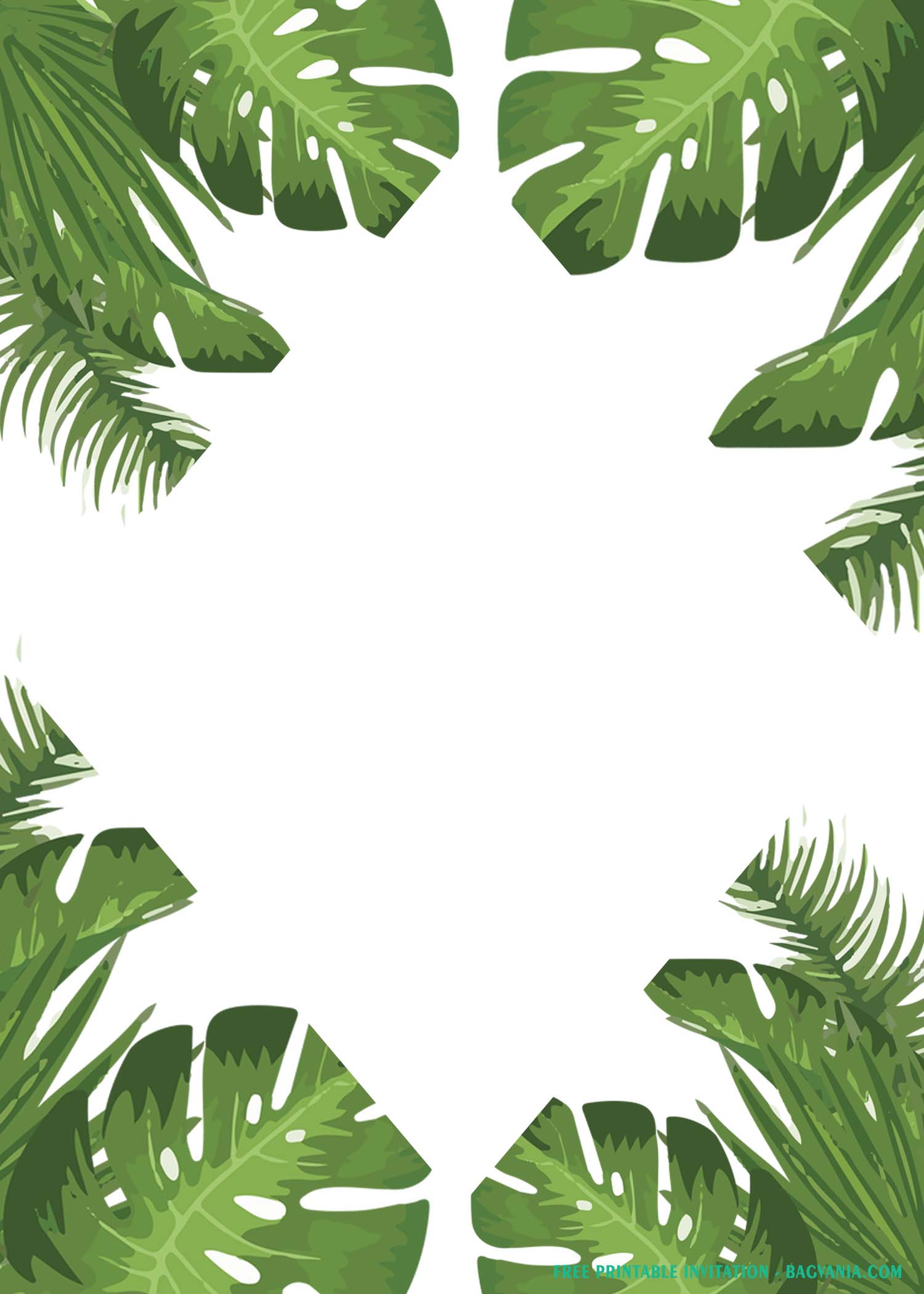 Free Printable Tropical Flower Template