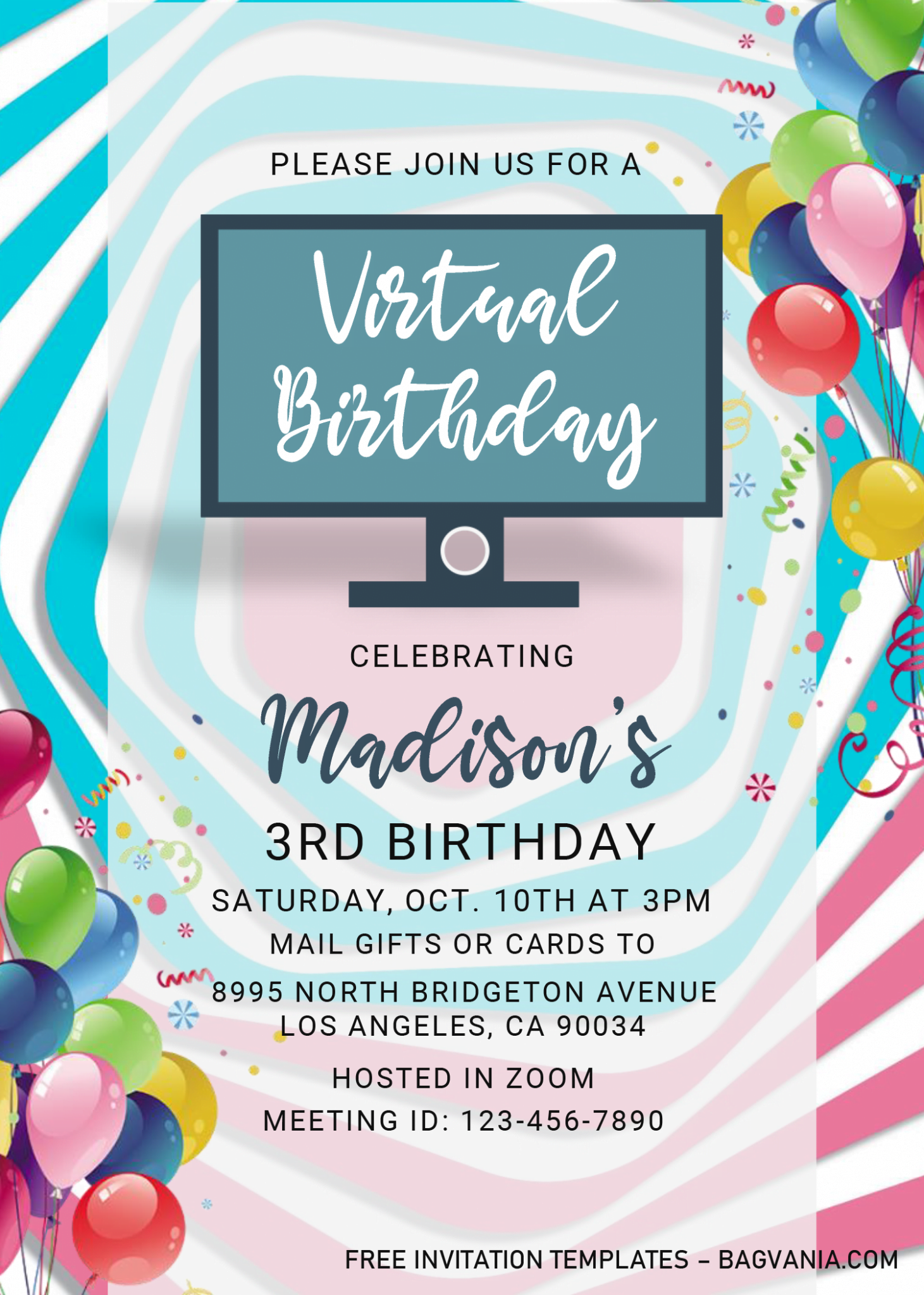 how to create a virtual invitation for free