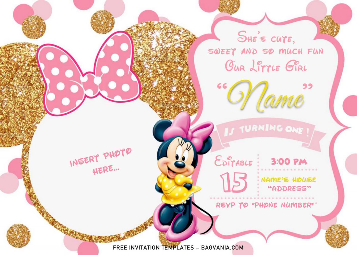 Free Invitation Templates Minnie Mouse