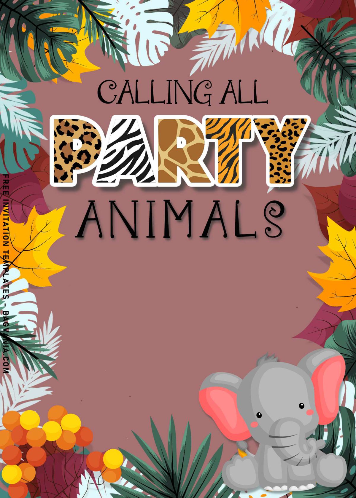 10-adorable-wild-animals-birthday-invitation-templates-free-printable-birthday-invitation