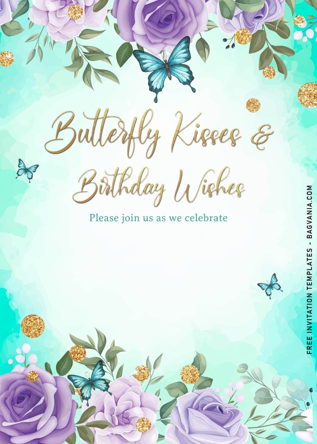 7 Magical Watercolor Butterfly Birthday Invitation Templates FREE 7-magical-watercolor-butterfly-birthday-invitation-templates-free