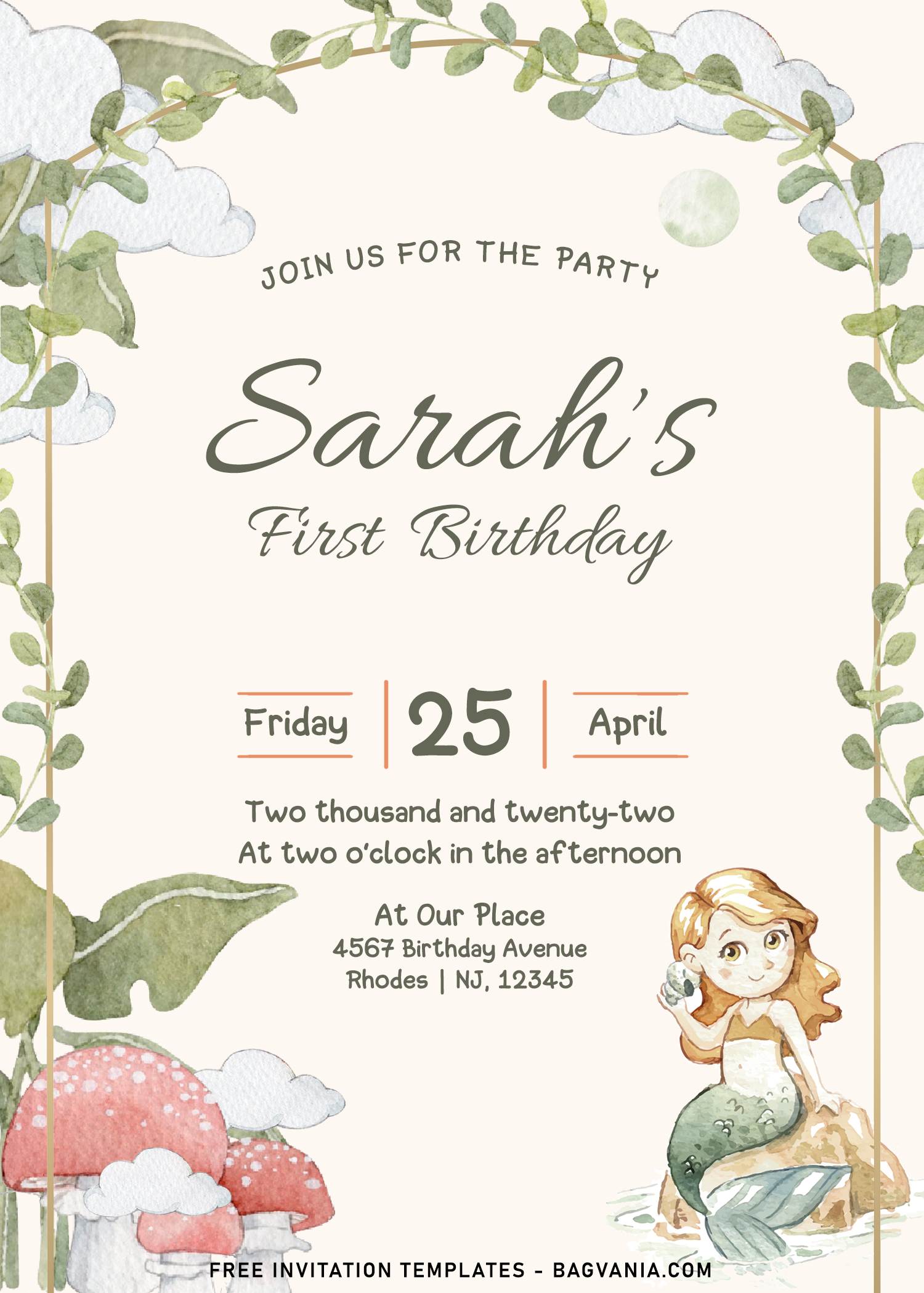 7 Fairy Tale Birthday Invitation Templates Free Printable Birthday Invitation Templates Bagvania