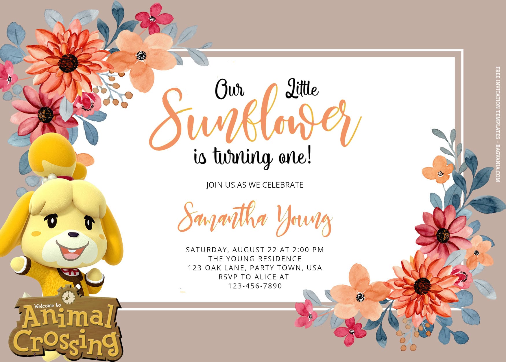 10+ Animal Crossing Cute Bundle Birthday Invitation Templates | FREE Printable Birthday Invitation Templates - Bagvania 10+ Animal Crossing Cute Bundle Birthday Invitation Templates | FREE Printable Birthday Invitation Templates - Bagvania