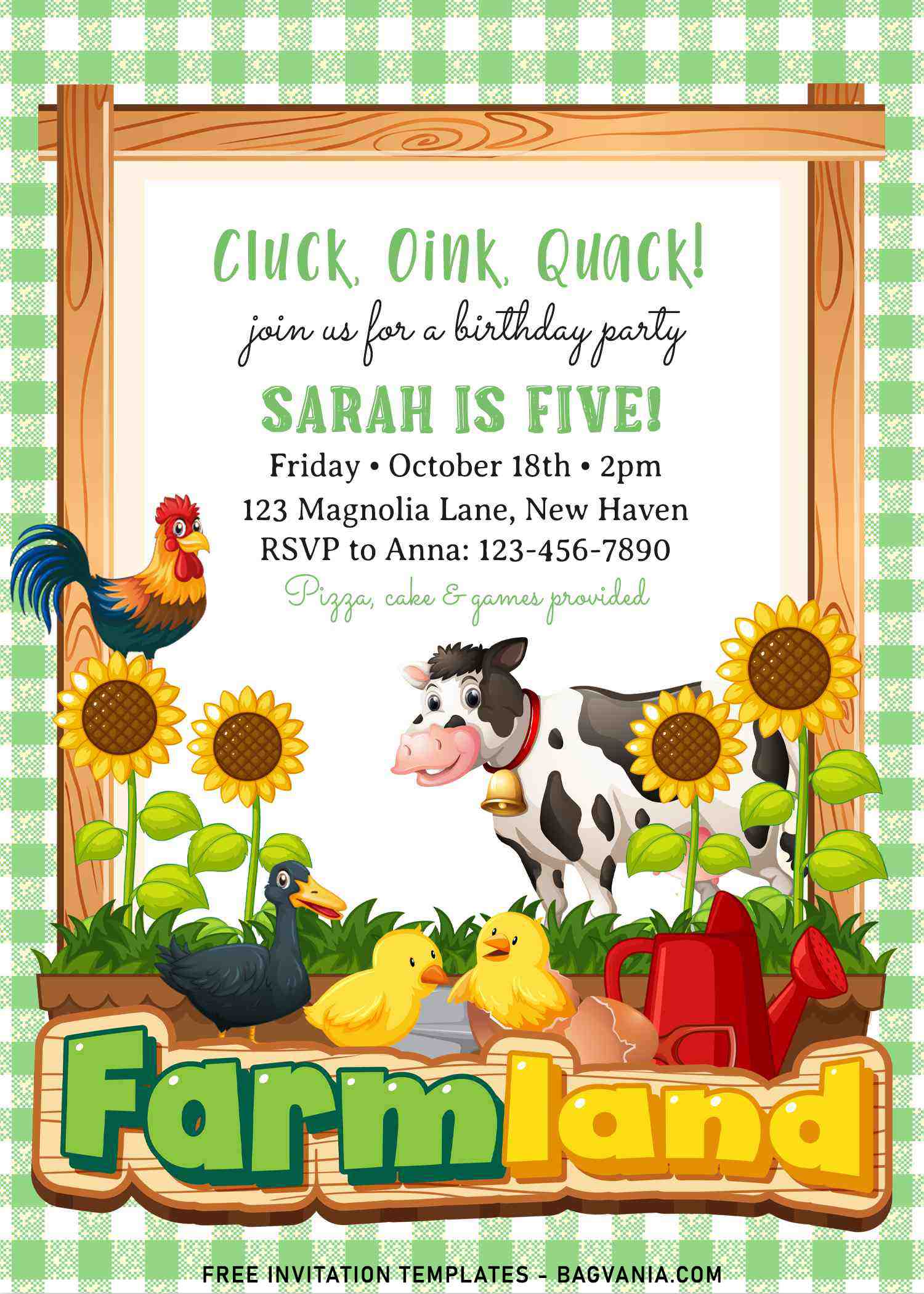 7+ Farm Animals And Garden Flowers Birthday Invitation Templates | FREE Printable Birthday Invitation Templates - Bagvania 7+ Farm Animals And Garden Flowers Birthday Invitation Templates | FREE Printable Birthday Invitation Templates - Bagvania