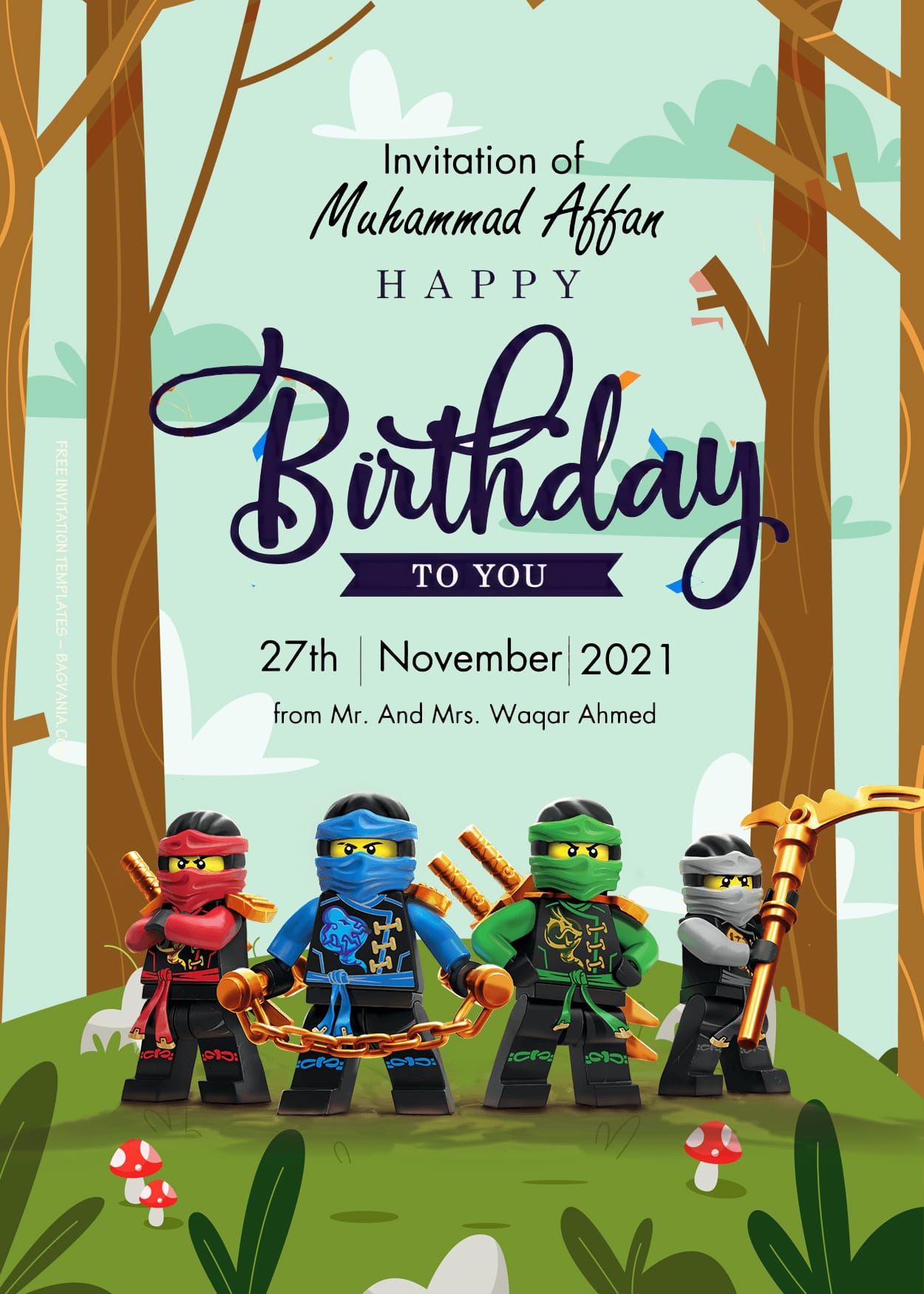 Lego ninjago the invitation online