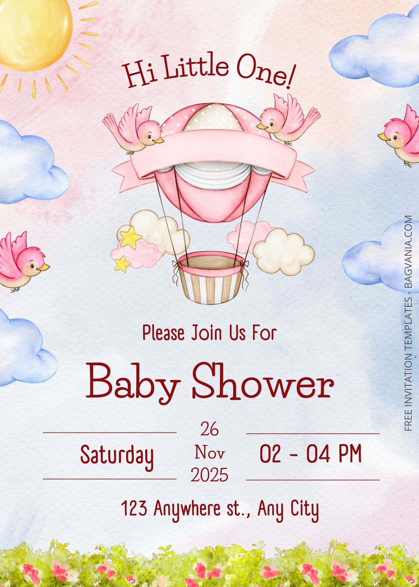 Spring baby shower best sale invitations